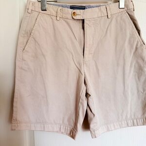 Peter Millar khaki shorts men sz 32 100% Cotton